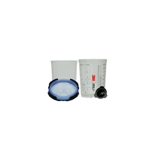 3M PPSTM 2.0 Spray Cup System Kit, Midi 13.5 fl oz, 400 mL, 125u Micron Filter, 50PK 7100296772 - main